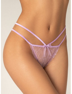 Thong from lace with double straps - ART 7645