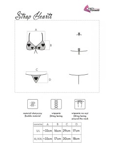 Livco Corsetti - Strap Hearts Set - LV0055 2