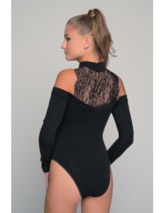 κορμάκι εξώρουχο Modal μαυρο-μαύρο 2