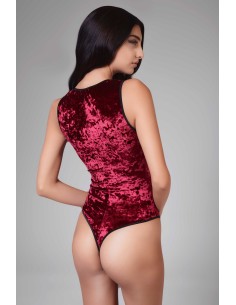 Κορμάκι Βελούδο - Μπλε-μαύρο 2