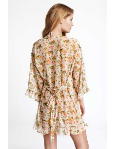 Ρομαντική Διάφανη Ρόμπα - Φλοράλ 2