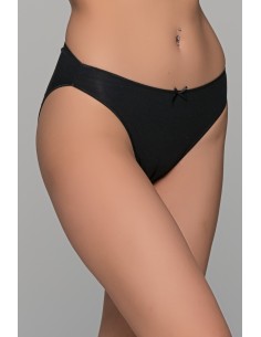 High Leg Bikini slip from Bamboo - Black
