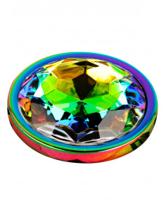 Oh Mama - Metal Iridiscent Plug Heart - Small - D-231862 2