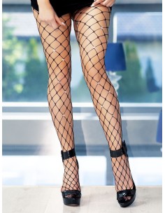 Chilirose - Διχτυωτό καλσόν με στρας - CR 4655