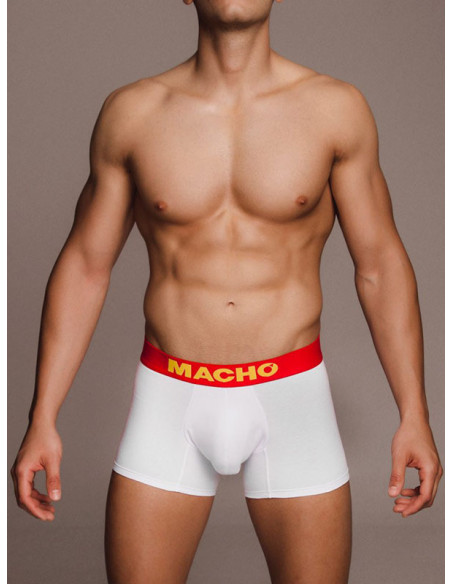 Macho Underwear - Sport Boxer - MS075-01 - White