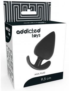 Addicted Toys - Silicone Plug Black - 9.5 cm - D-222052 2