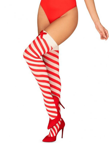 Obsessive - Κάλτσες Kissmas με Χριστουγεννιάτικο σχέδιο - D-225546