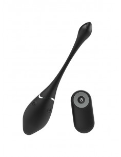 Black & Silver - Jennel Vibrating Egg with Remote Control - D-226992 2