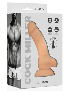 Cock Miller - Silicone Density Cocksil - Λευκό 13 cm - D-224950