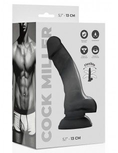 Cock Miller - Silicone Density Cocksil - Μαύρο 13 cm - D-224951