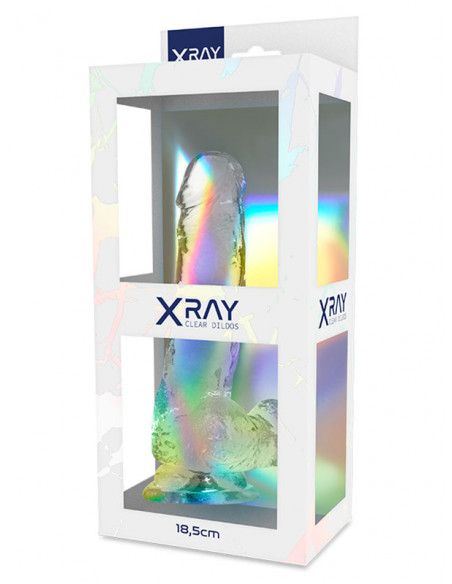 X Ray - Διαφανές Ομοίωμα Πέους 18.5 cm - D-224101