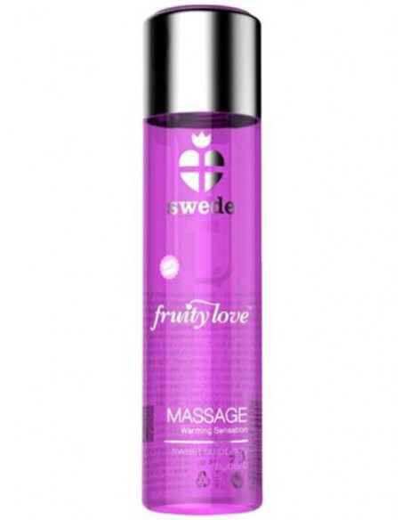 Swede - Fruity Love Warming Effect Massage Oil - Pink Raspberry and...