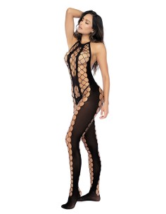 Mapale - Cutout Fishnet Boystocking - Black - MP-1156