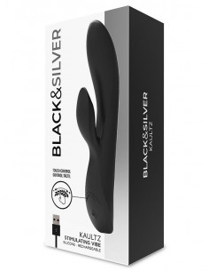 Black & Silver - Dexter Massage Wand - D-218546 2