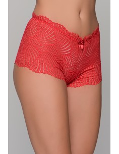 Lace boxer 1594 - Red