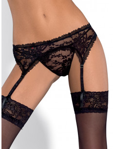 Obsessive - Ζαρτιέρες Catia σετ με thong - D-198456